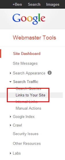 GWT: Links to Your Site