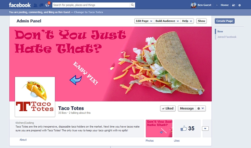 Taco Totes® New Profile Picture & Cover Photo